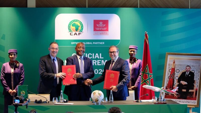 لاكاف تعلن عن اختيار الخطوط الملكية المغربية كشريك لمنافسات كأس أمم إفريقيا بالمغرب