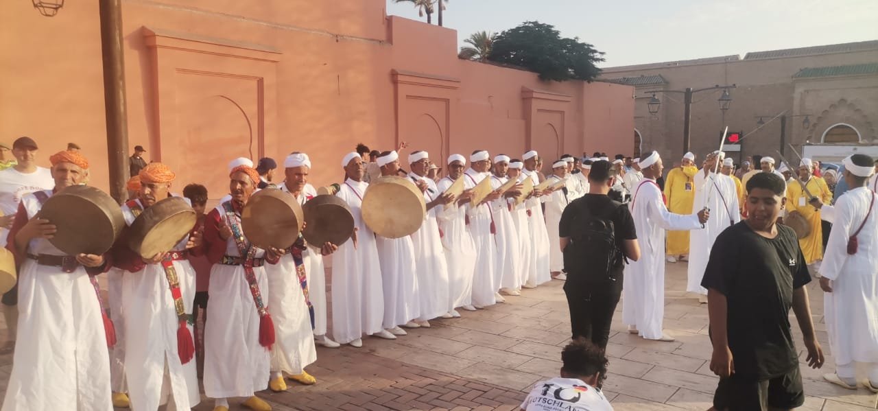 الدورة 54 للمهرجان الوطني للفنون الشعبية  مراكش الحمراء تتزين بعشرات فرق الفنون الشعبية الوطنية والأسيوية والإفريقية