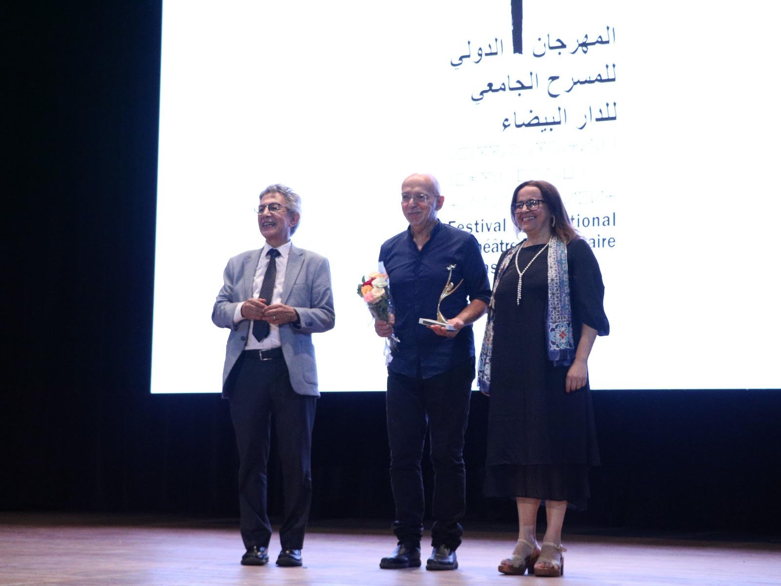 بيان الدار البيضاء للمسرح الجامعي     الجائزة الكبرى للمهرجان عادت لأكاديمية الفنون المسرحية المدنية نيكو بيبي من إيطاليا، بعرضها المسرحي: “قصص رائعة لبقية الحياة”   