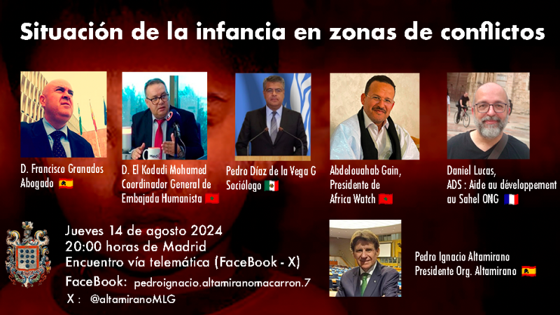 اللقاء الدولي حول وضعية الطفولة في مناطق النزاع